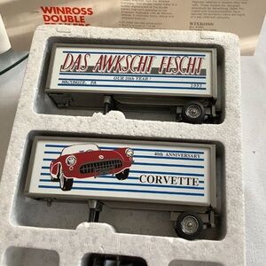 Set of 3 Winross tractor trailer collectibles